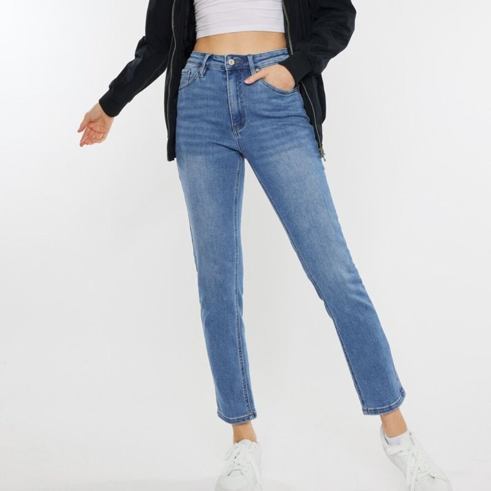 KanCan High Rise Slim Straight Jeans